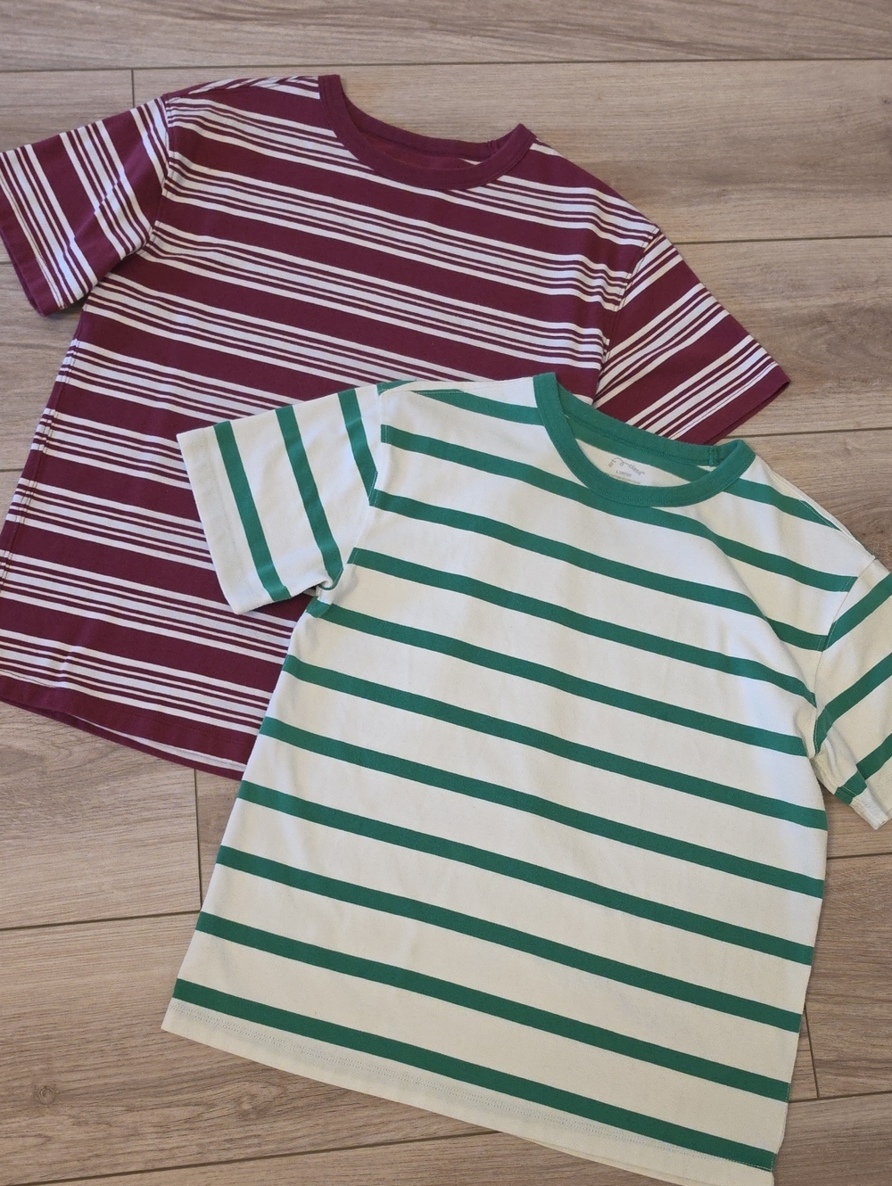 Kids Striped Short-Sleeve Tees